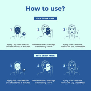 Korean Day & Nite Face Sheet Mask