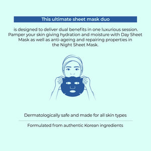 Korean Day & Nite Face Sheet Mask
