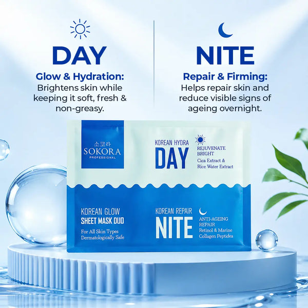 Korean Day & Nite Face Sheet Mask