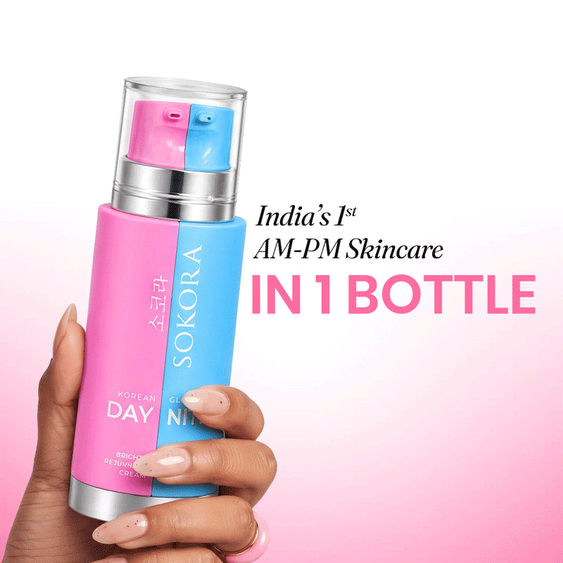 Korean Glow Day & Nite Cream | Free Jade Roller