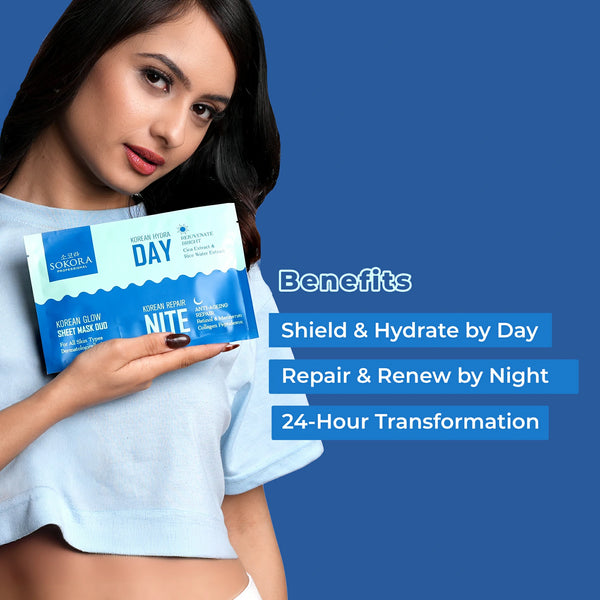 Korean Day & Nite Face Sheet Mask