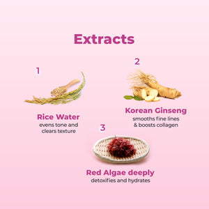 Glossy Clear Skin Korean Luxe Face Cleanup