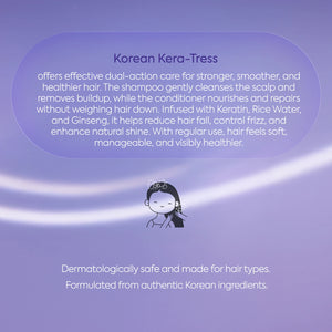 Korean Kera-Tress Shampoo & Conditioner
