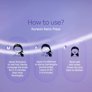 Korean Kera-Tress Shampoo & Conditioner