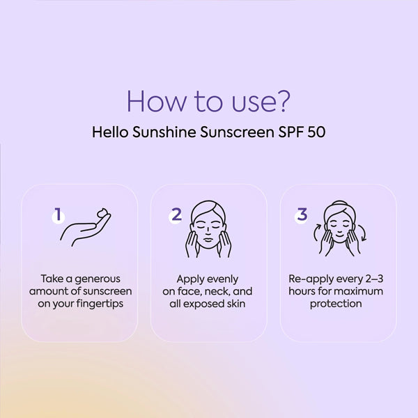 Hello Sunshine Sunscreen SPF 50