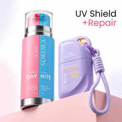 Glow & Protect Duo | Free Jade Roller + Bow Band